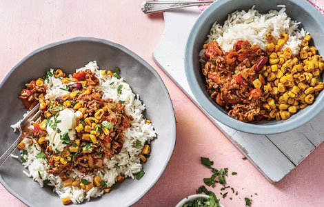 Mexican Beef Rice Bowl